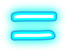 Equally Neon Illustration